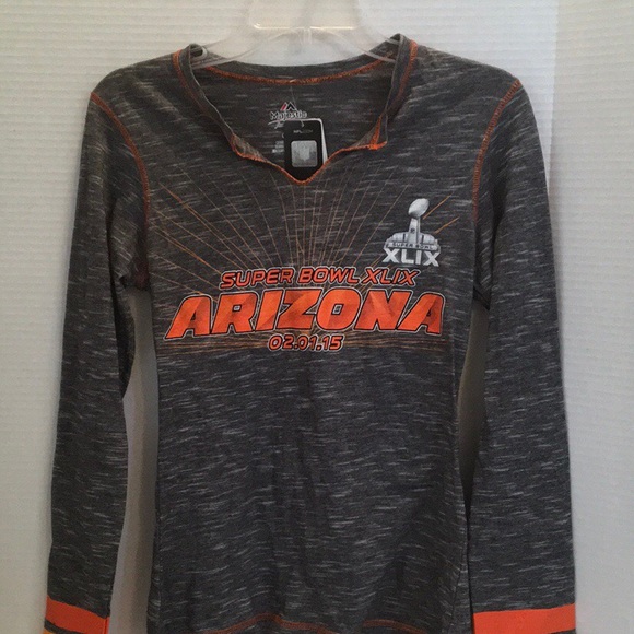 Majestic Tops - NWT Super Bowl XLIX 2015 ARIZONA NFL TOP SMALL